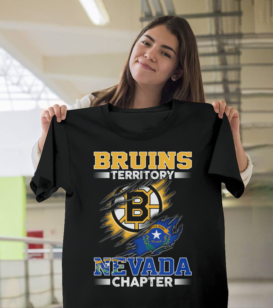 BRUINS Territory Nevada Chapter Battle Born Flag T-Shirt
