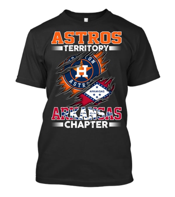 Astros Territory Houston Astros Arkansas Chapter T-Shirt