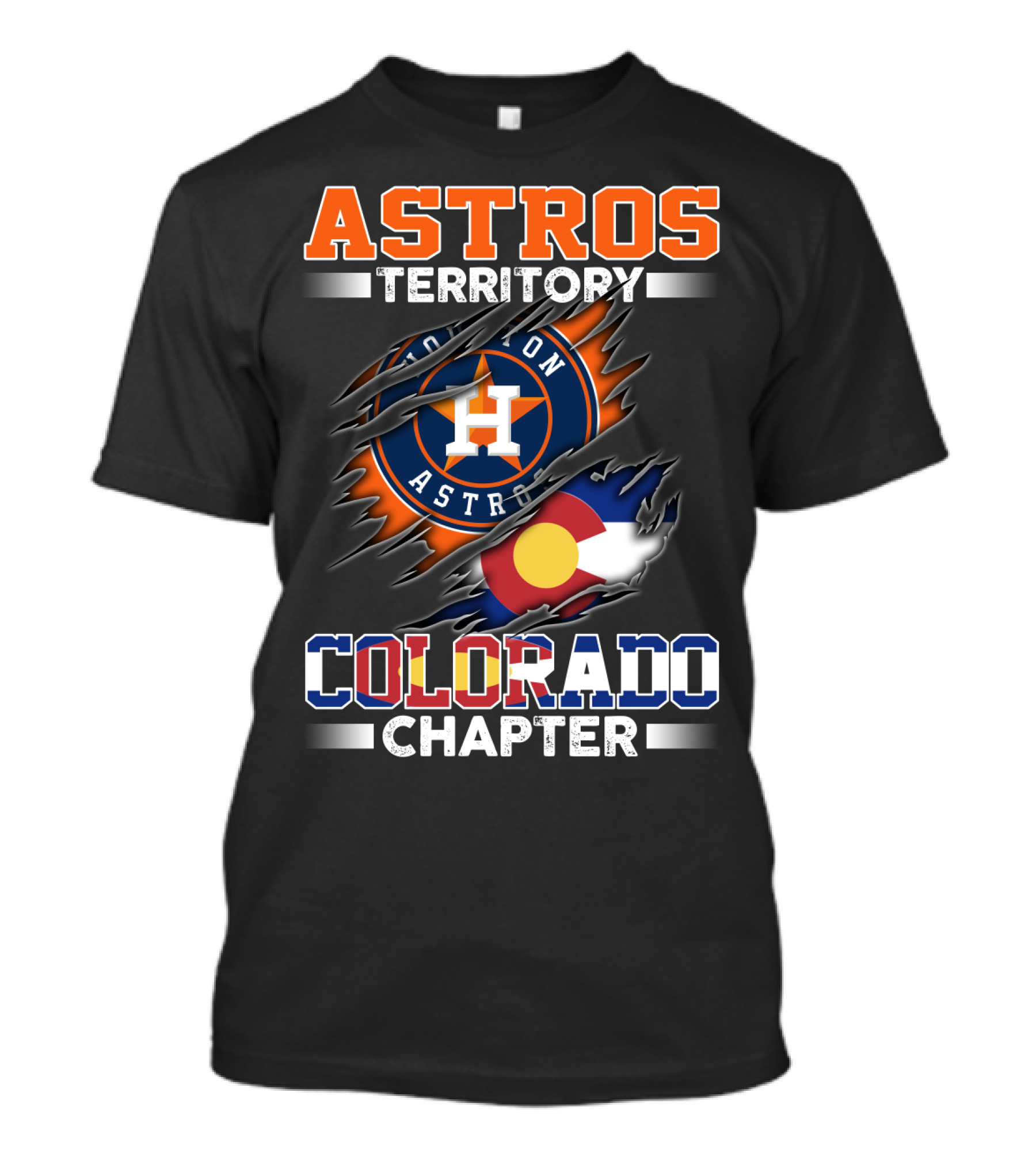 Astros Territory Houston Colorado Chapter T-Shirt