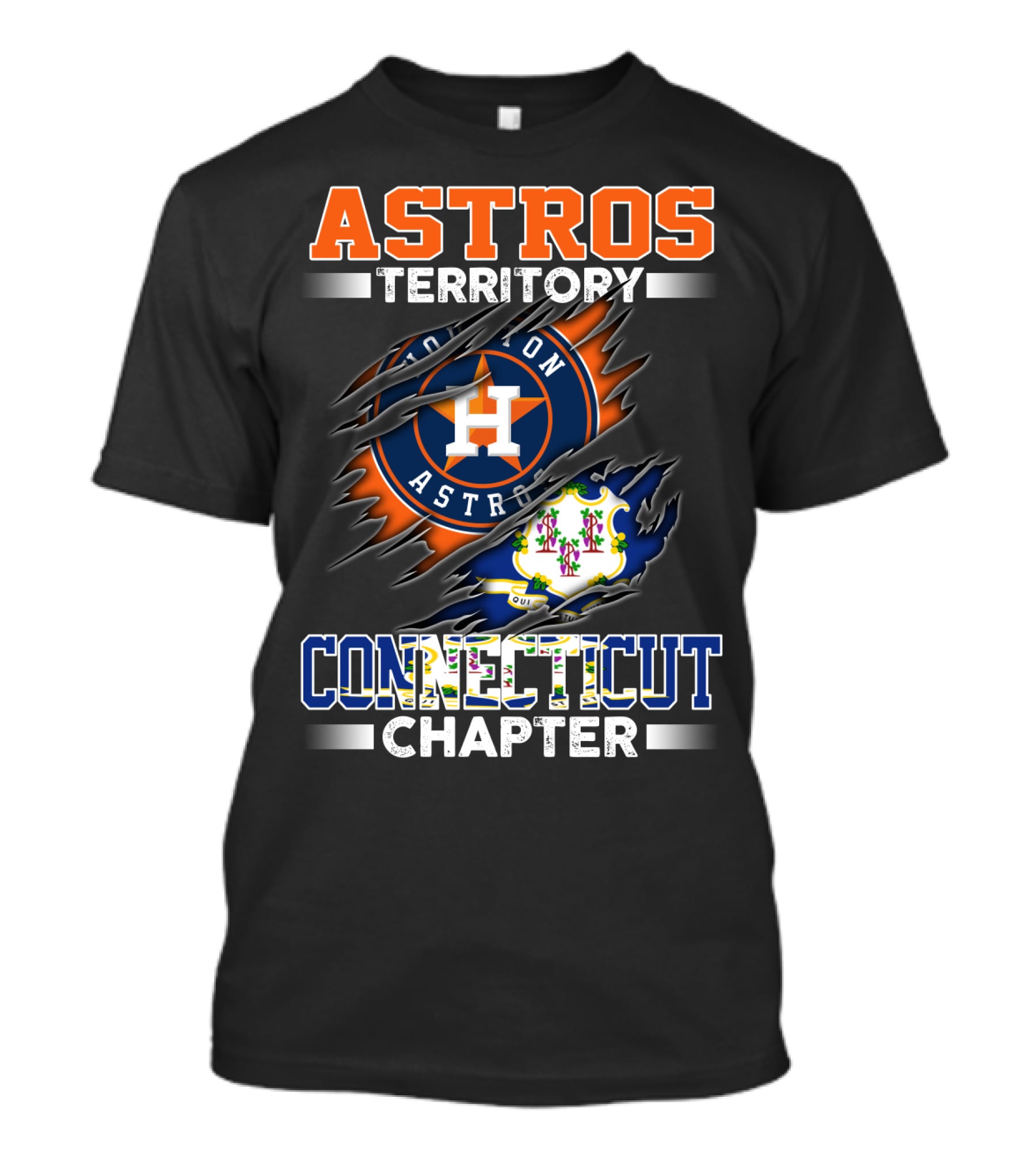 Astros Territory Houston Astros Connecticut Chapter T-Shirt