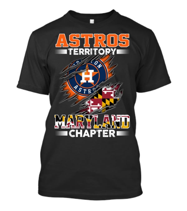 Astros Territory Houston Astros Maryland Chapter T-Shirt