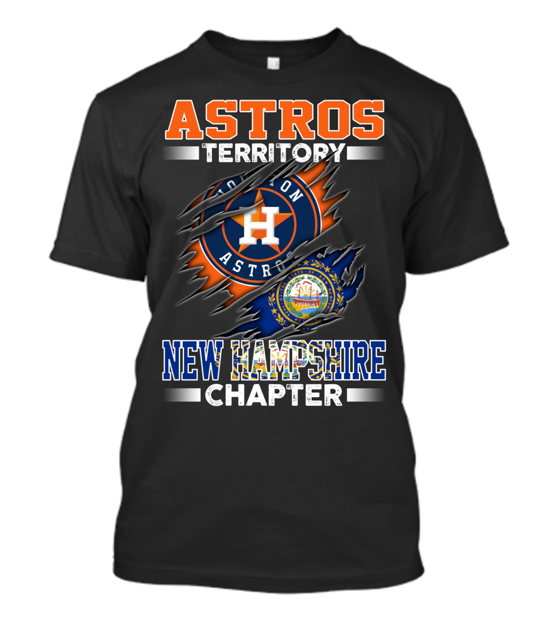 Astros Territory Houston Astros New Hampshire Chapter T-Shirt