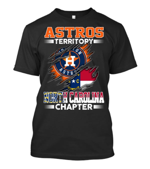 Astros Territory Houston Astros North Carolina Chapter T-Shirt