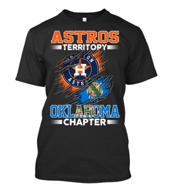 Astros Territory Houston Astros Oklahoma Chapter T-Shirt
