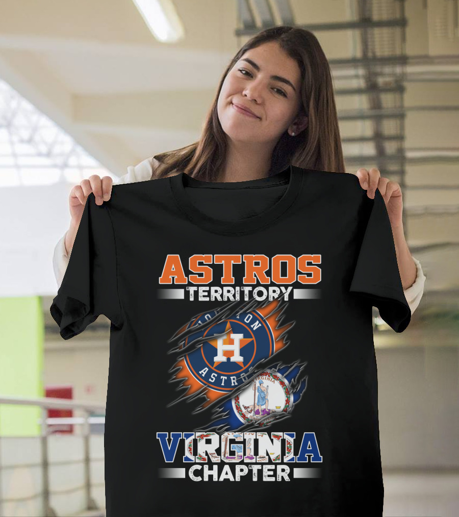 Astros Territory Houston Astros Virginia Chapter T-Shirt