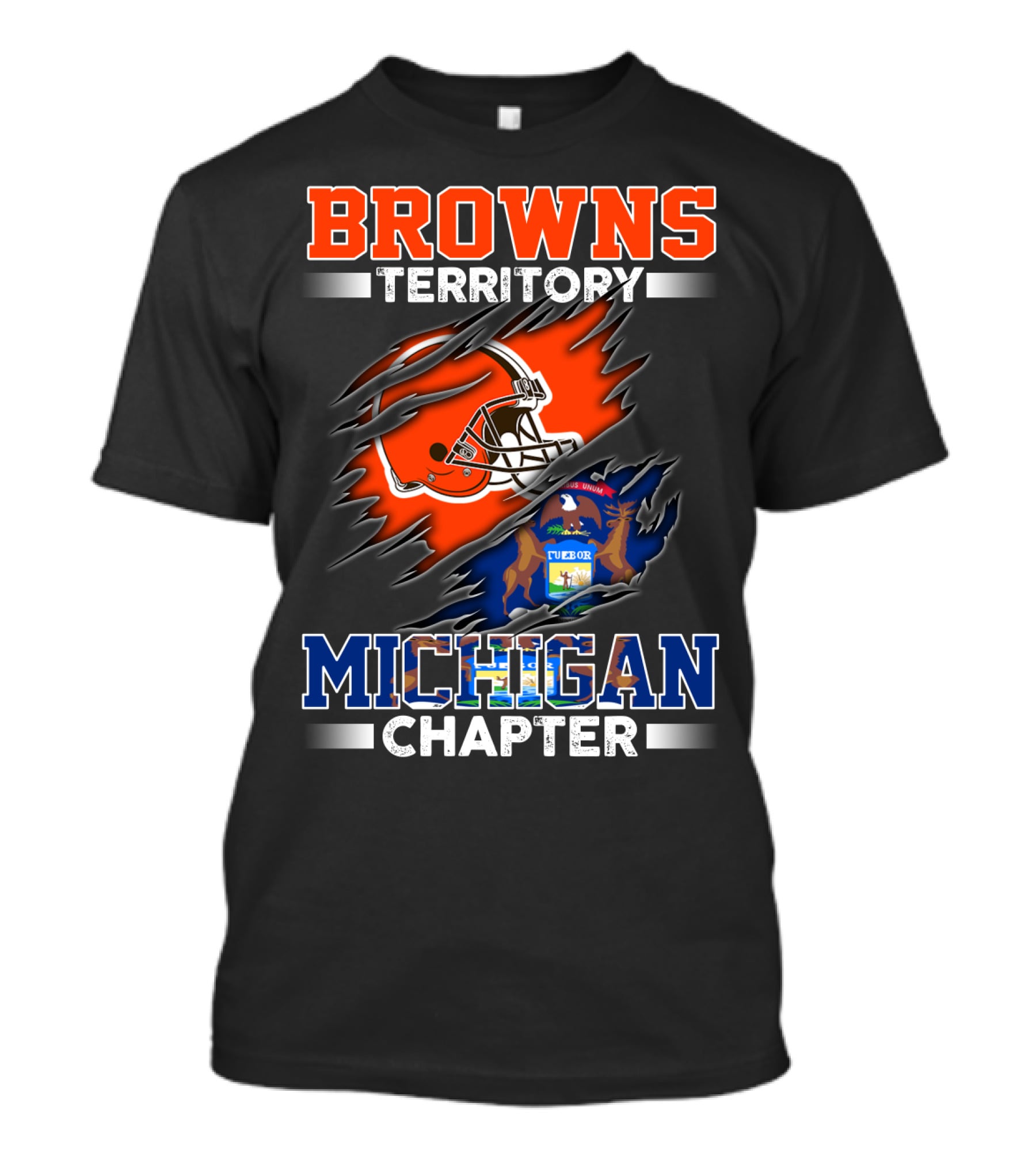 Browns Territory Michigan Chapter T-Shirt