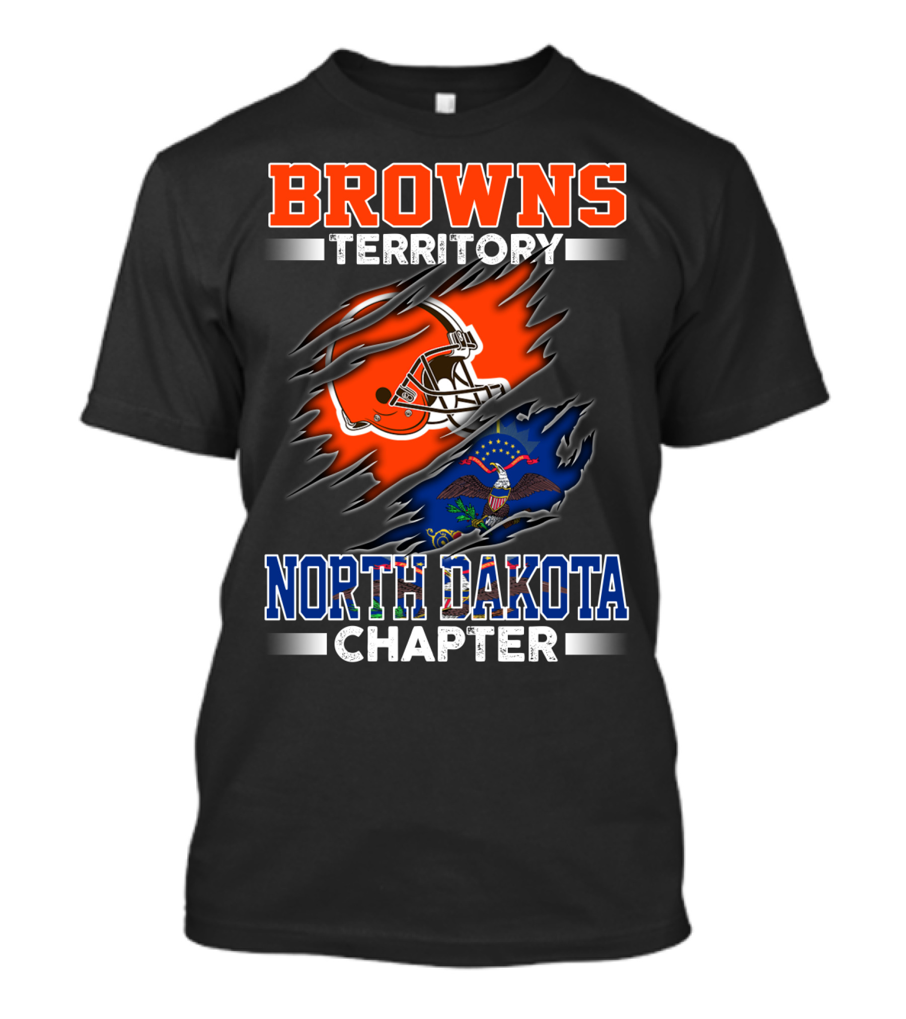Browns Territory North Dakota Chapter T-Shirt