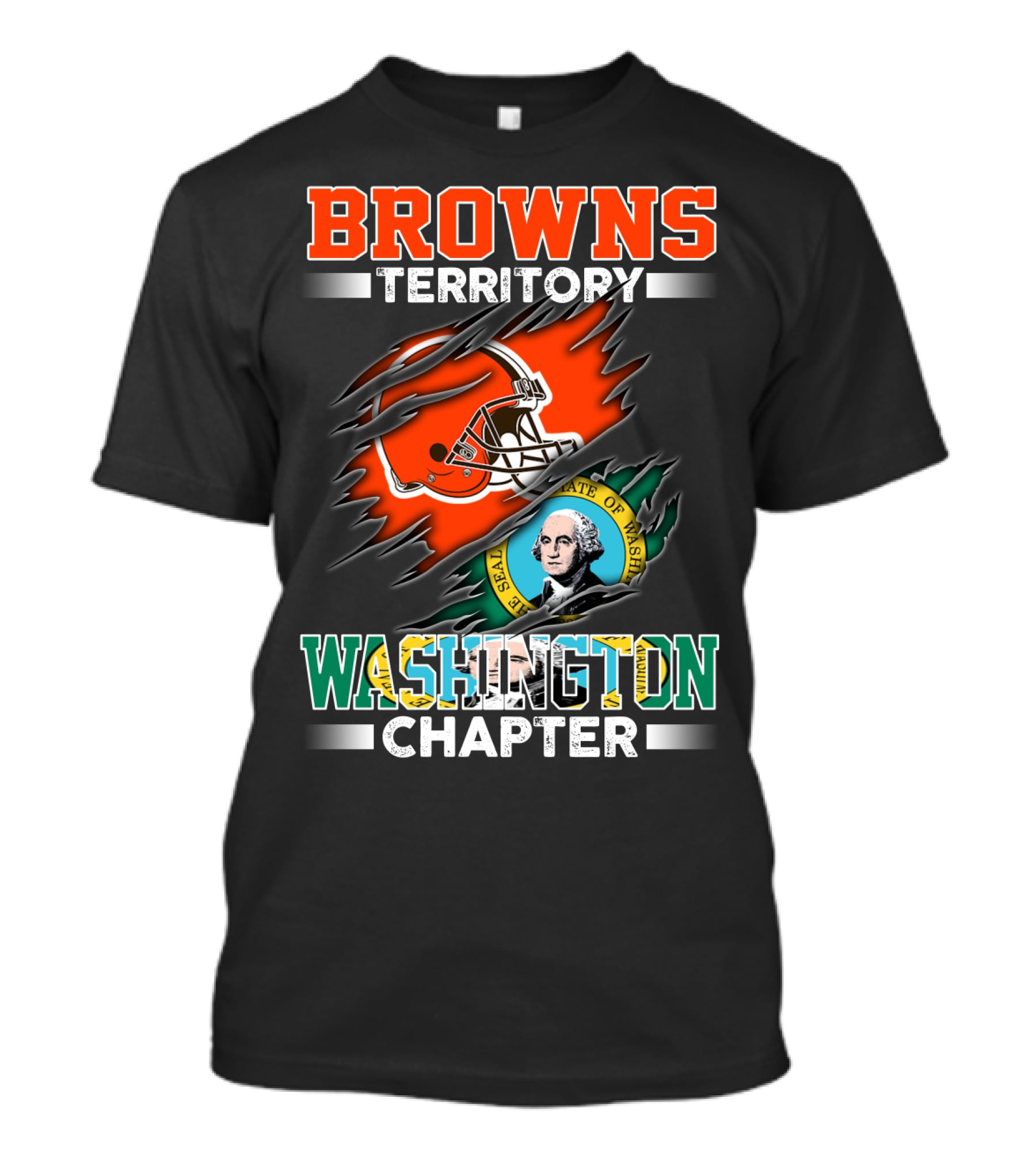 Browns Territory Washington Chapter T-Shirt