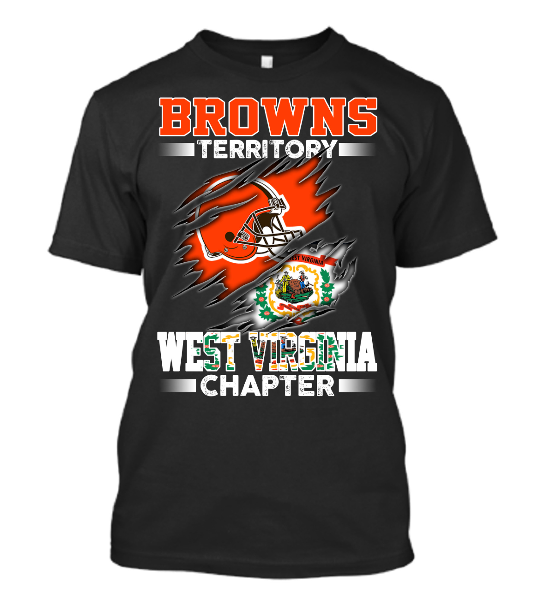 Browns Territory West Virginia Chapter T-Shirt