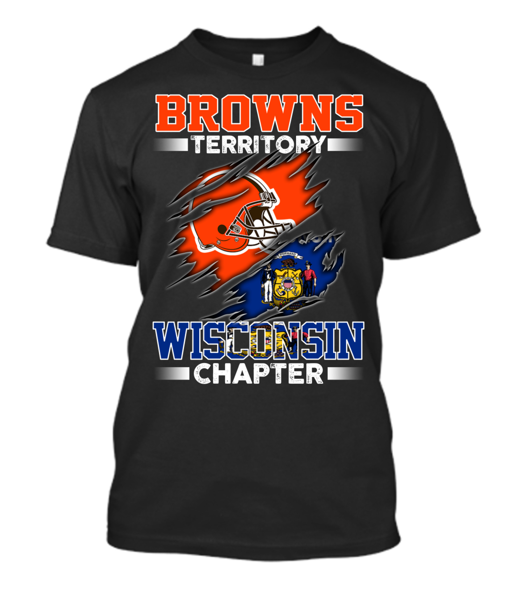 Browns Territory Wisconsin Chapter T-Shirt