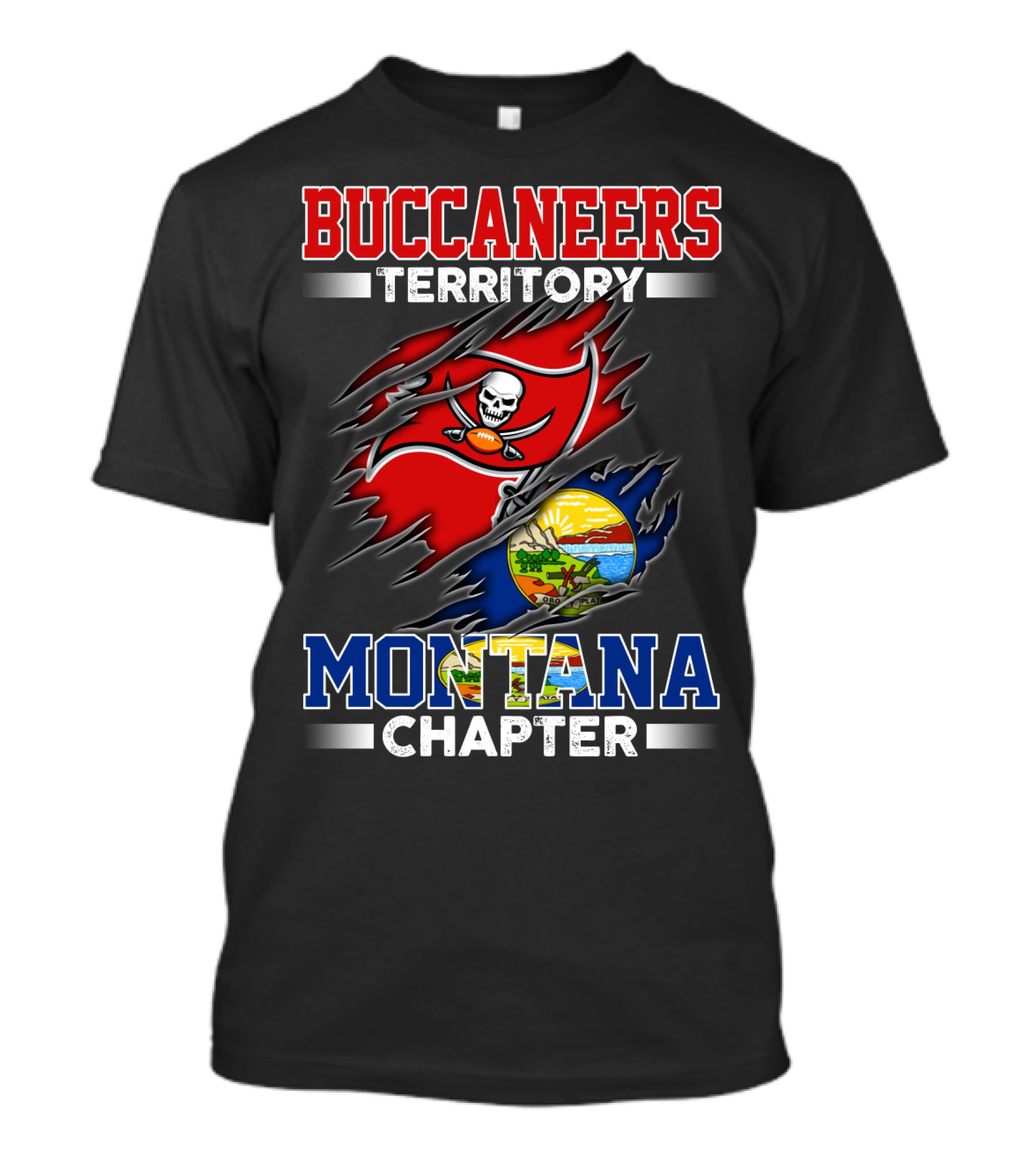 Buccaneers Territory Montana Chapter T-Shirt