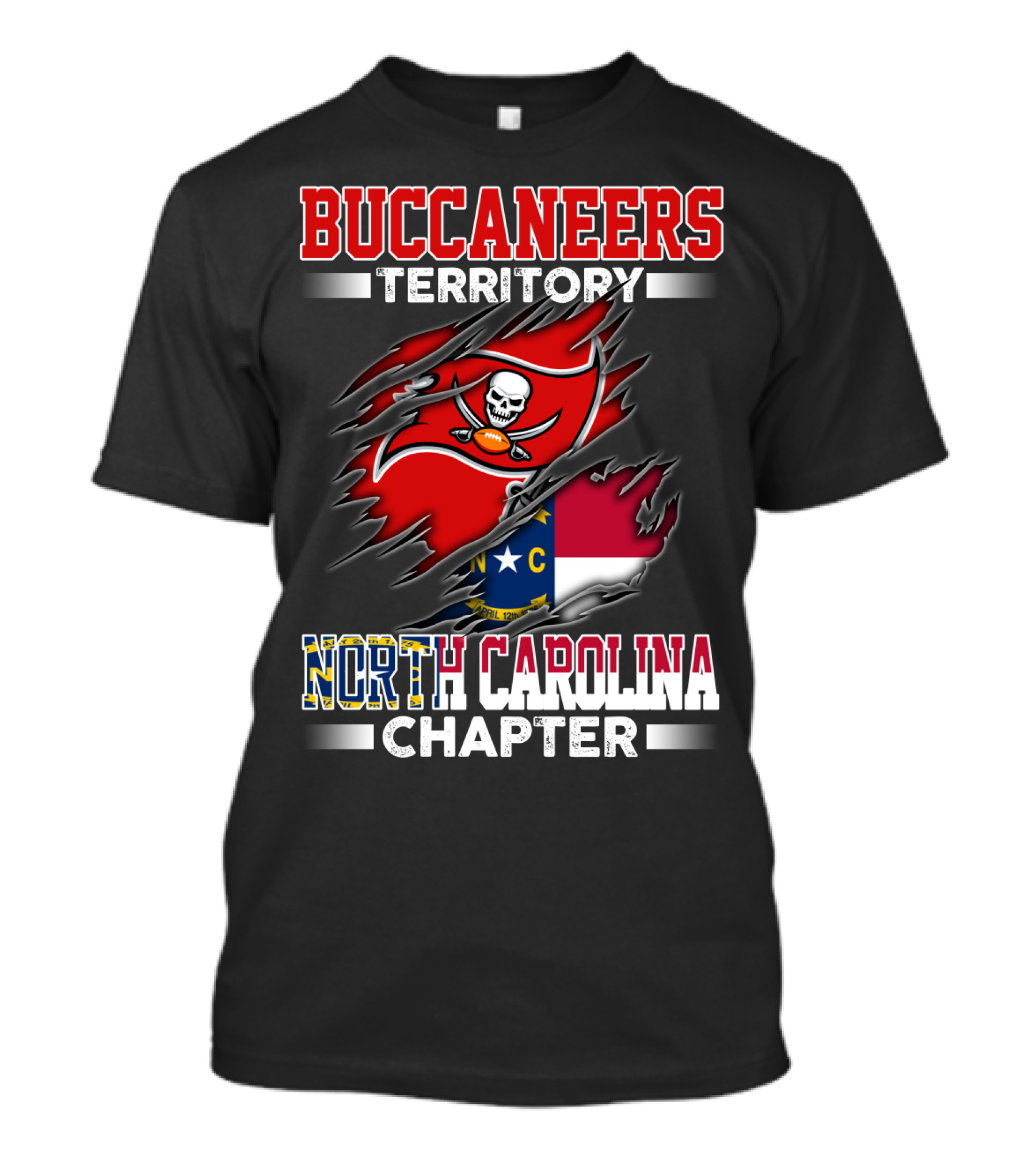 Buccaneers Territory North Carolina Chapter T-Shirt