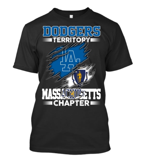 Massachusetts Chapter Dodgers Territory LA T-Shirt