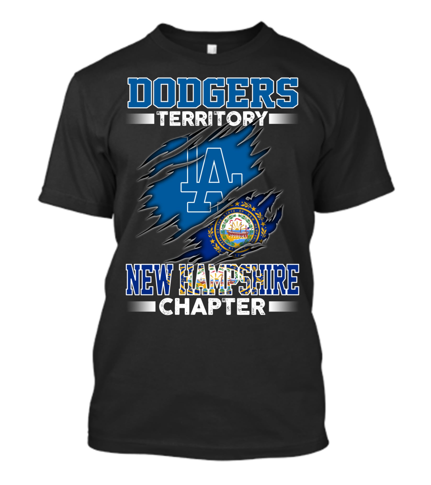 Dodgers Territory LA New Hampshire Chapter T-Shirt