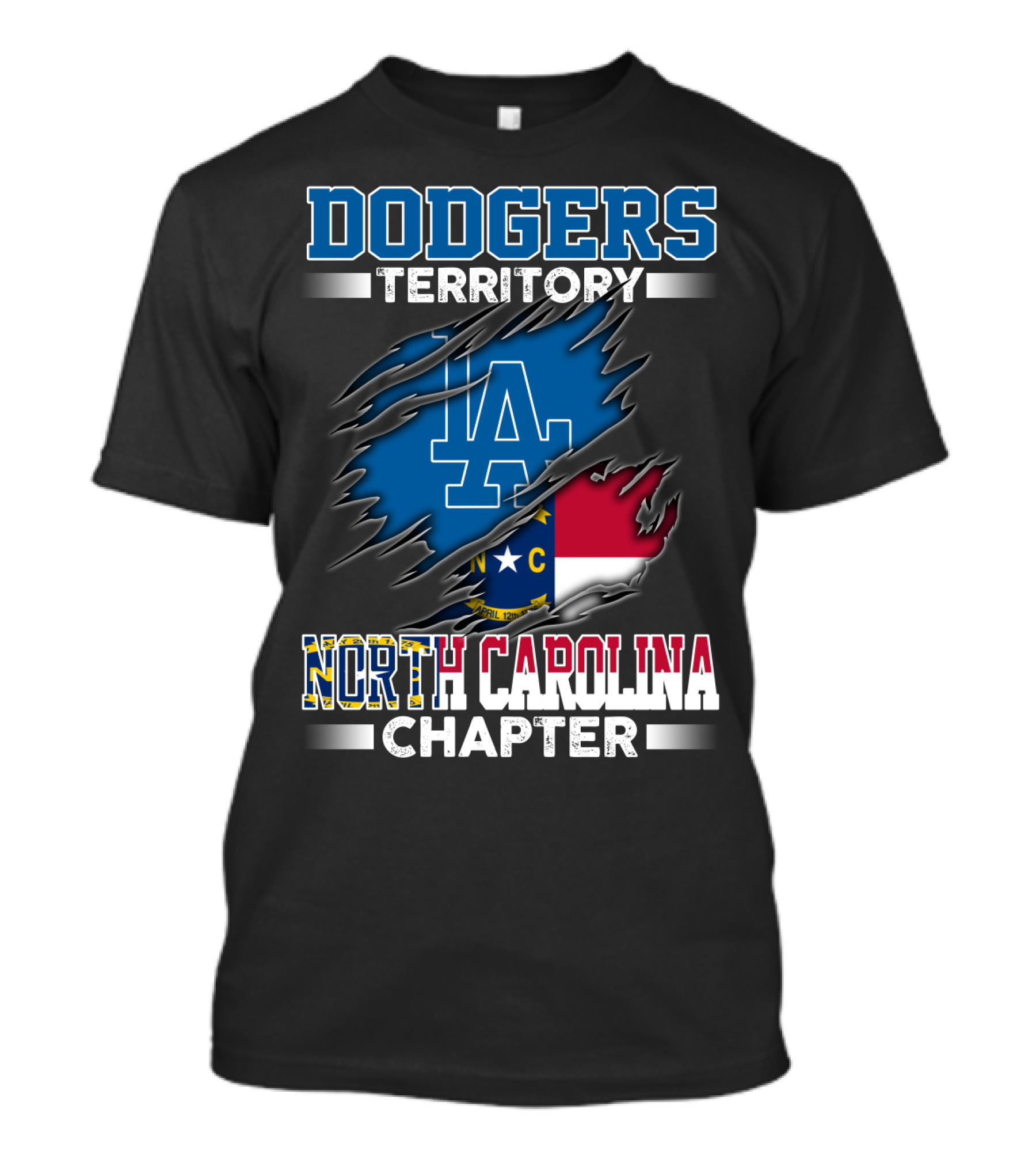 Dodgers Territory North Carolina Chapter T-Shirt