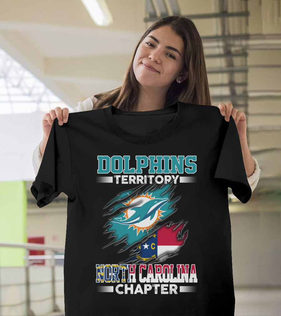 Dolphins Territory North Carolina Chapter T-Shirt