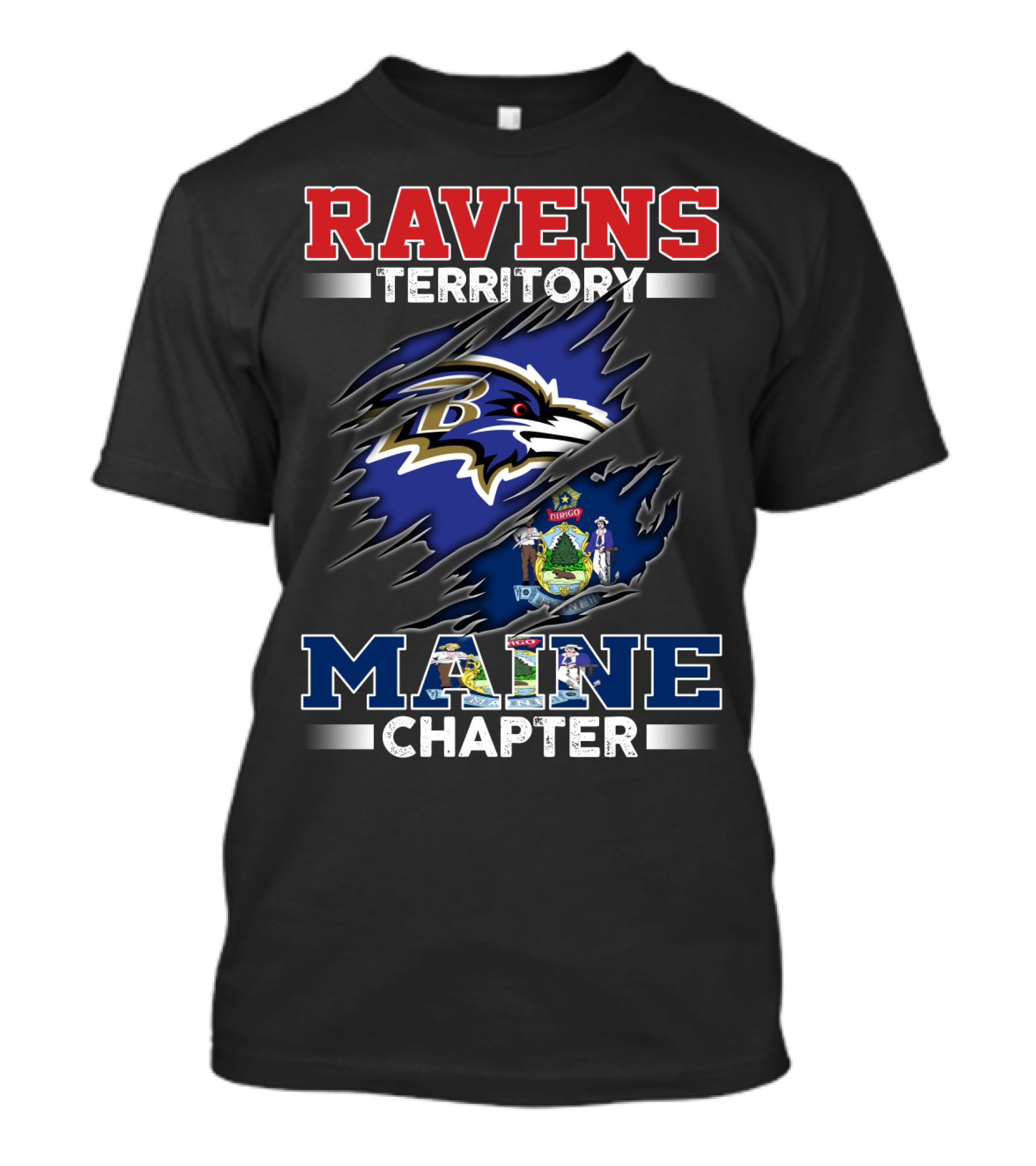 Ravens Territory Maine Chapter T-Shirt