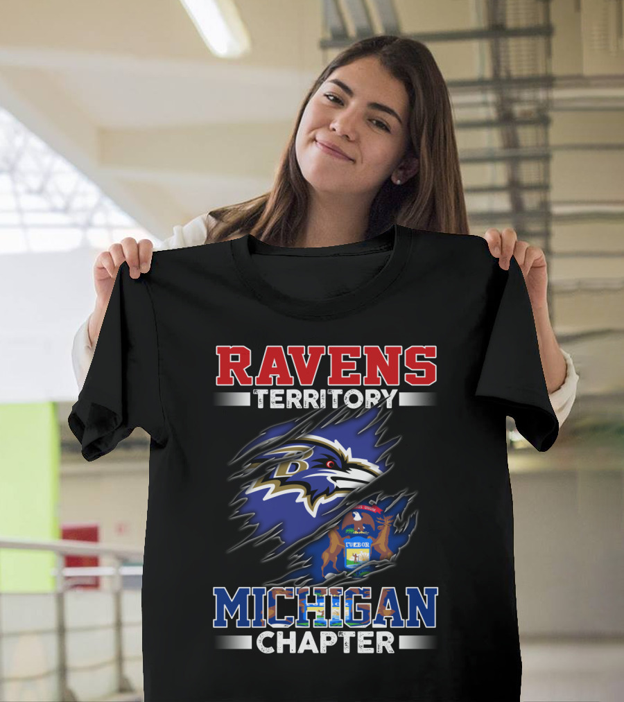 Ravens Territory Michigan Chapter T-Shirt