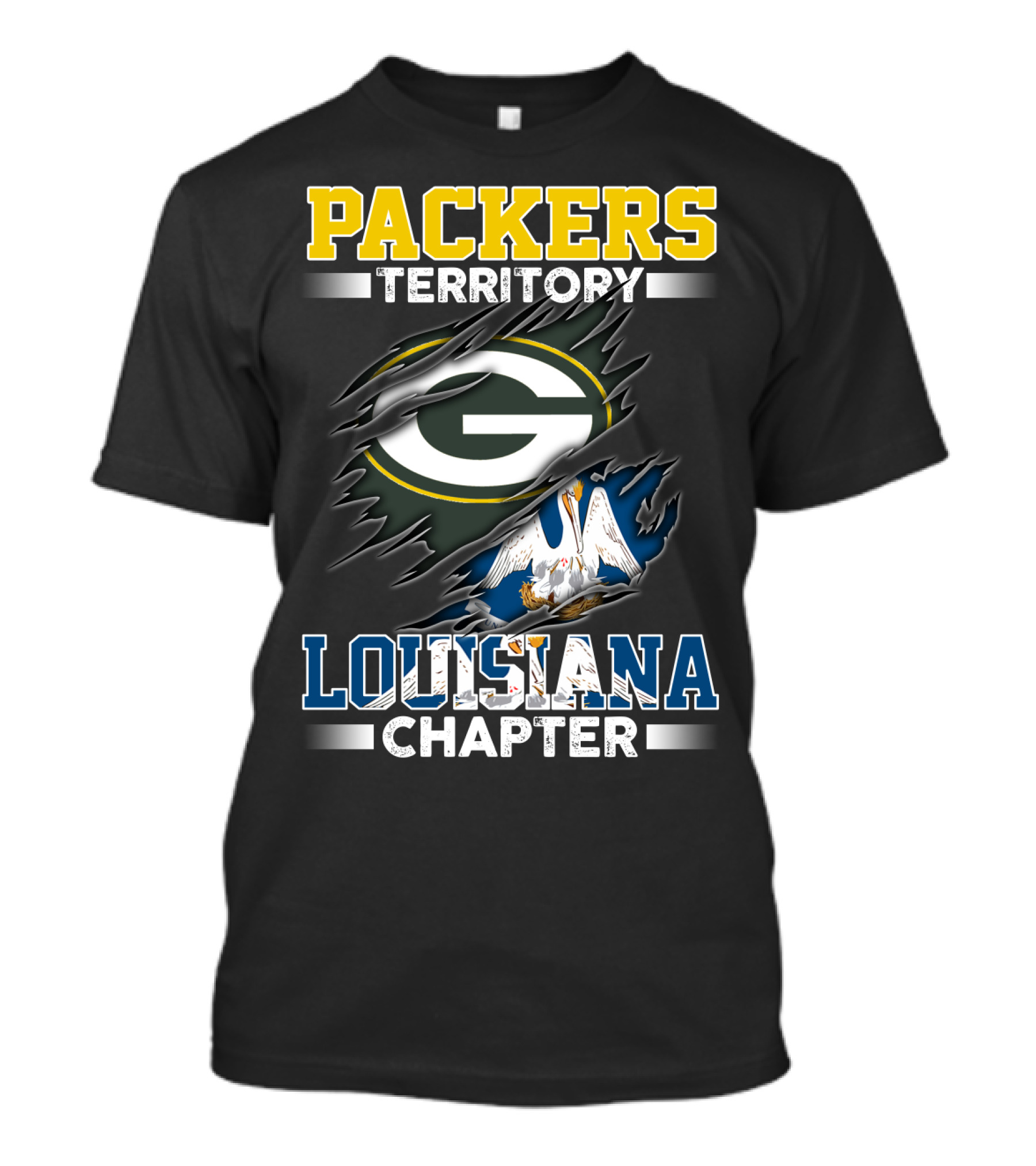 Packers Territory Louisiana Chapter T-Shirt