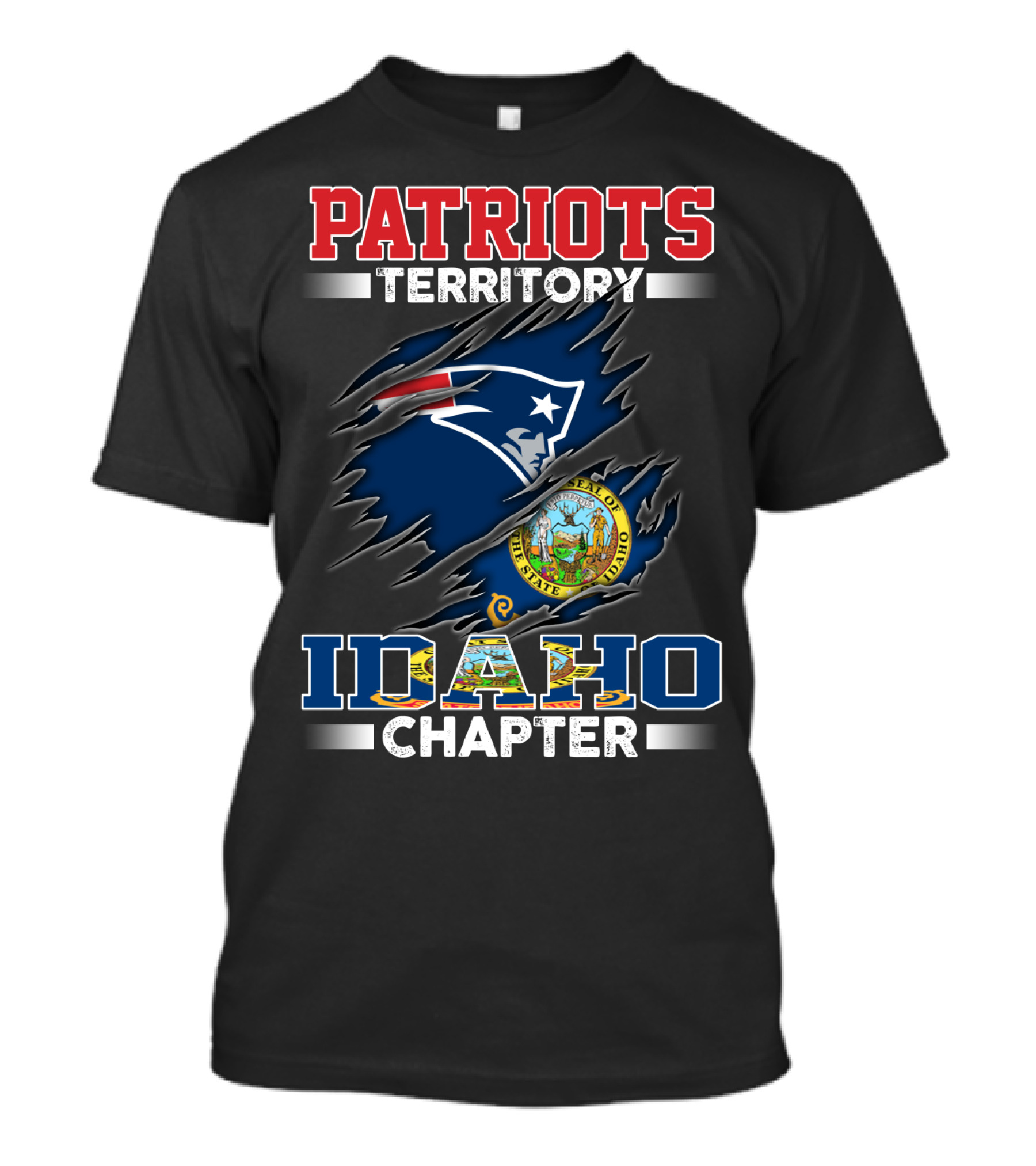Patriots Territory Idaho Chapter State Seal T-Shirt