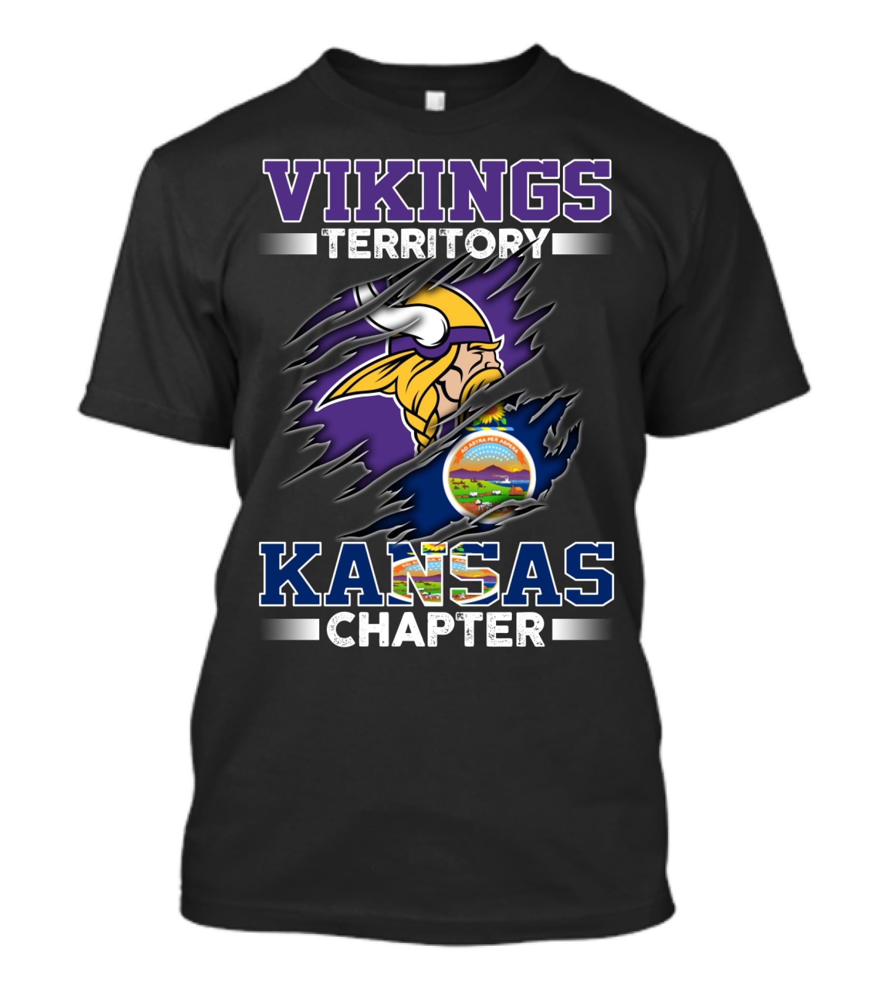Vikings Territory Kansas Chapter T-Shirt