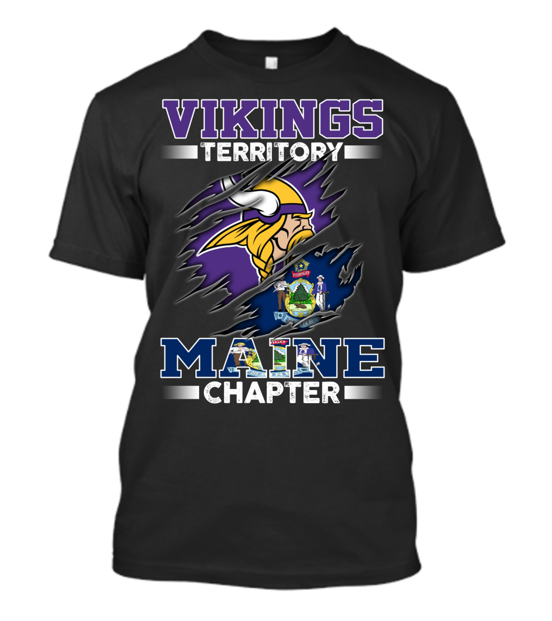 Vikings Territory Maine Chapter T-Shirt