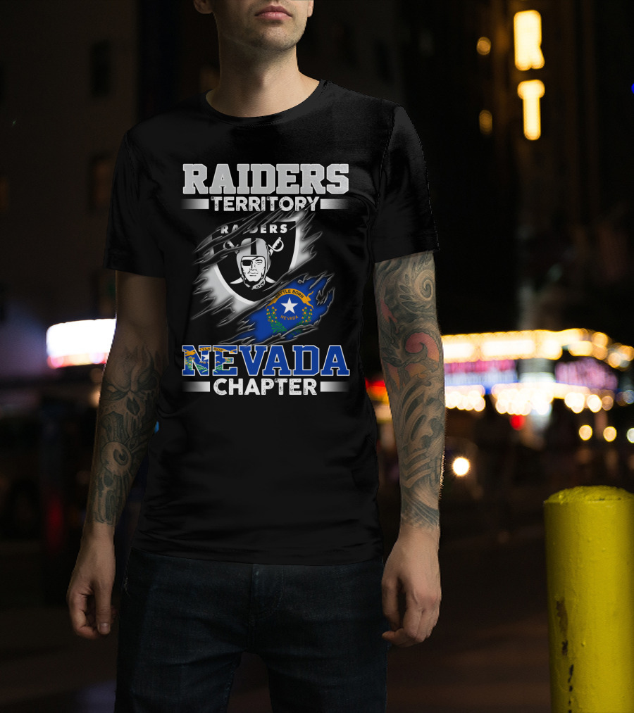 Raiders Territory Nevada Chapter Battle Born T-Shirt