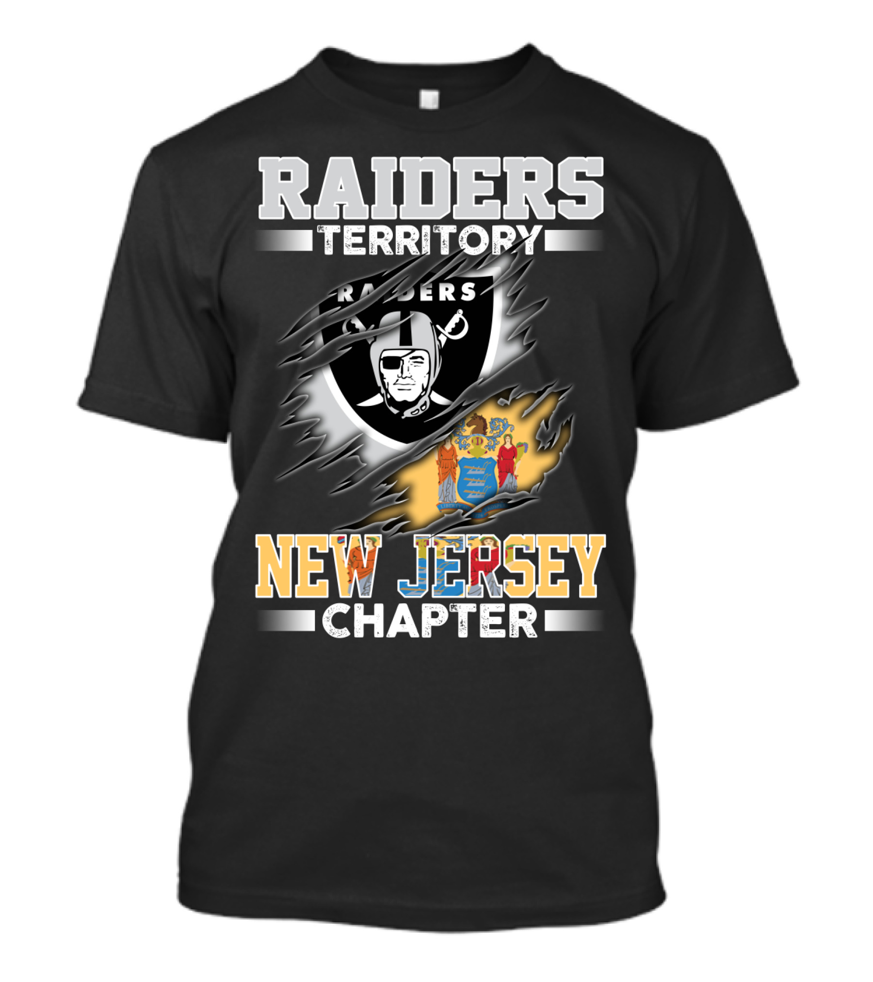 Raiders Territory New Jersey Chapter T-Shirt