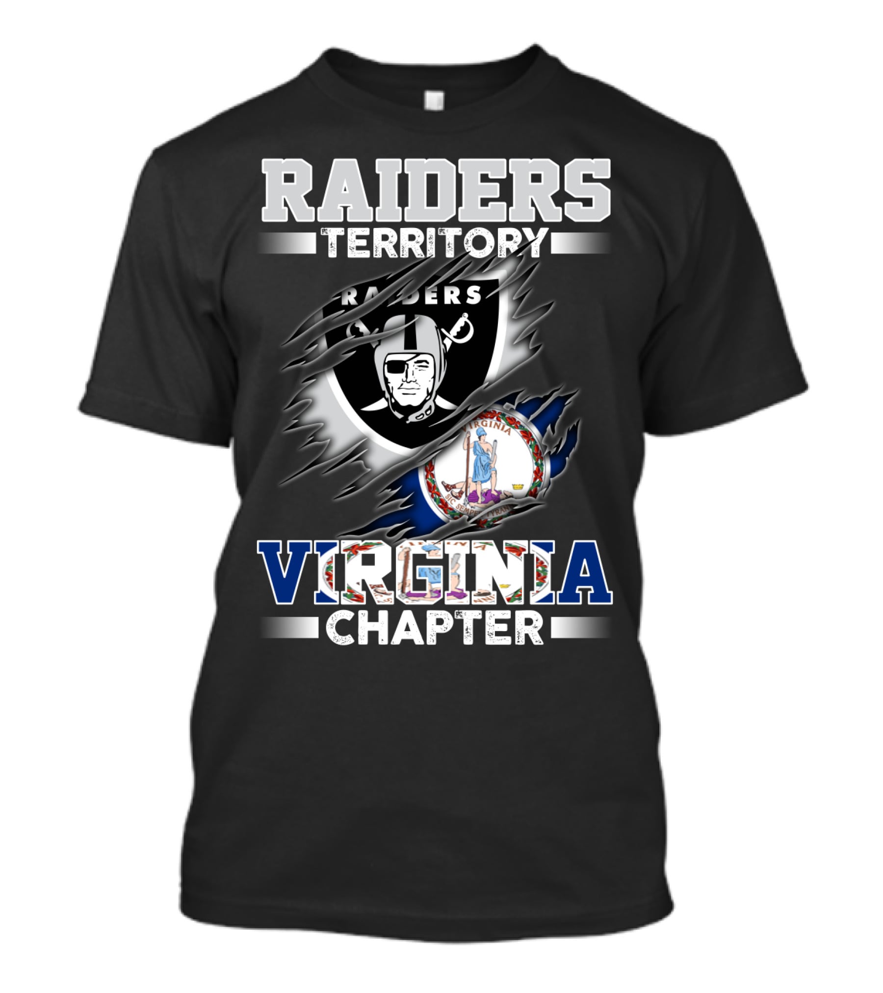 Raiders Territory Virginia Chapter T-Shirt