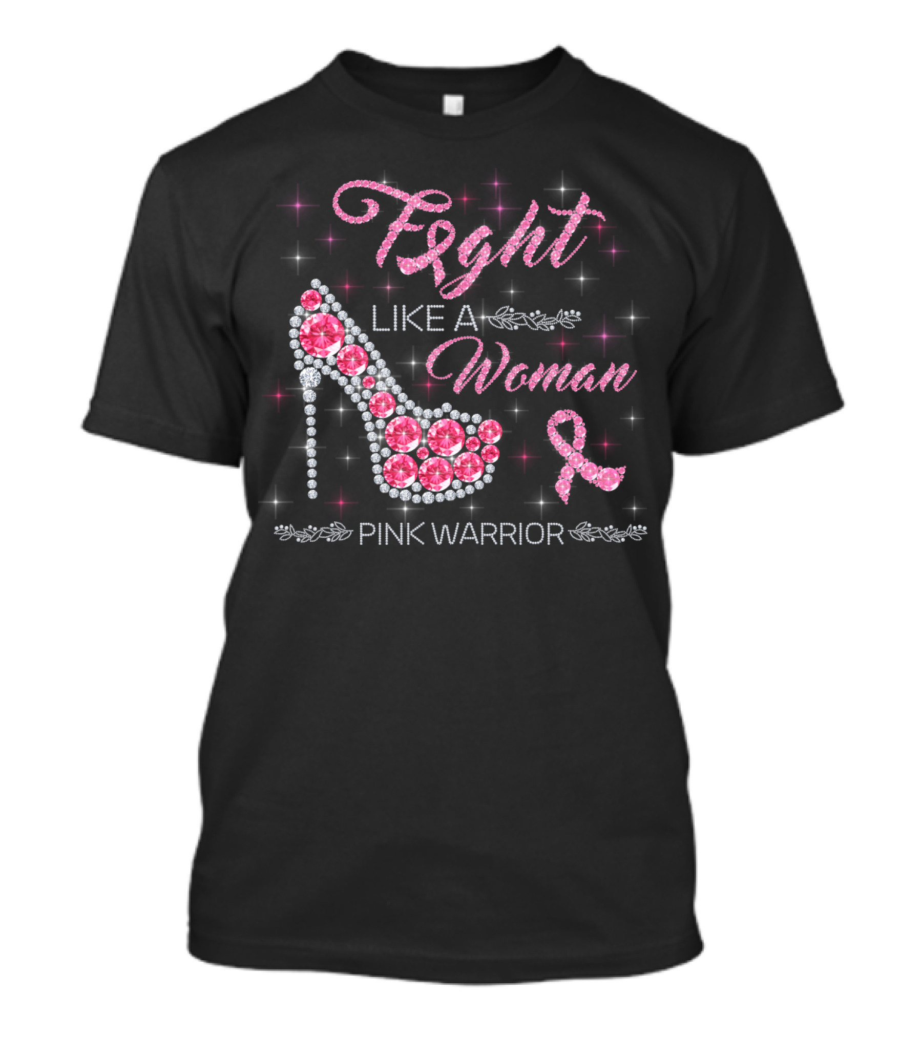 Fight Like A Woman Pink Warrior T-Shirt