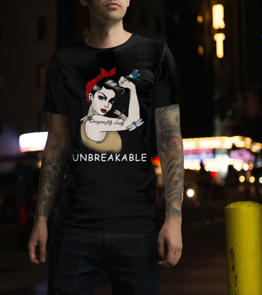 Dragonfly Lady Unbreakable T-Shirt