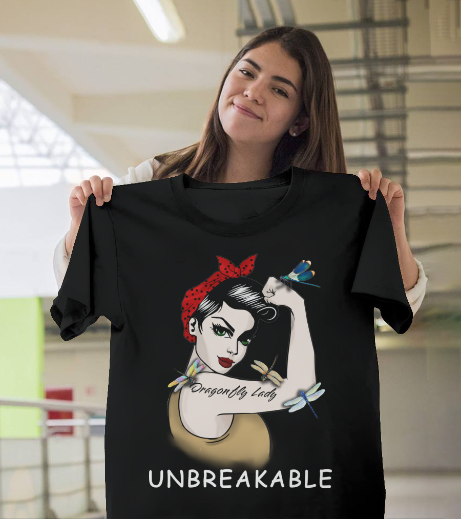 Dragonfly Lady Unbreakable T-Shirt