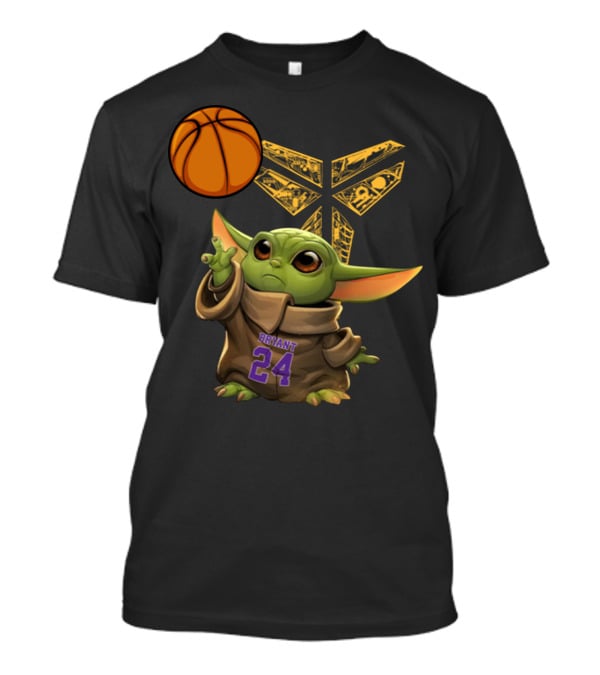 Bryant 24 Basketball Yoda T-Shirt