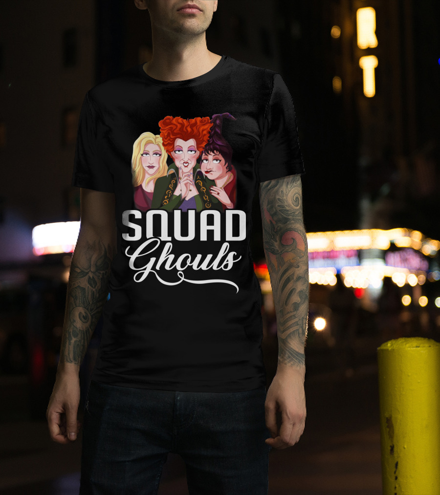 Squad Ghouls Sanderson Sisters Hocus Pocus T-Shirt