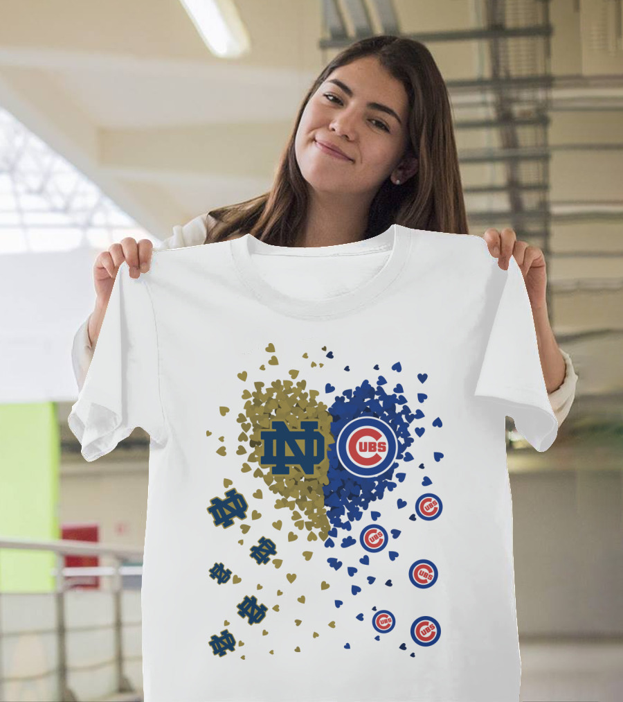 Notre Dame Fighting Irish Cubs Heart Fusion T-Shirt