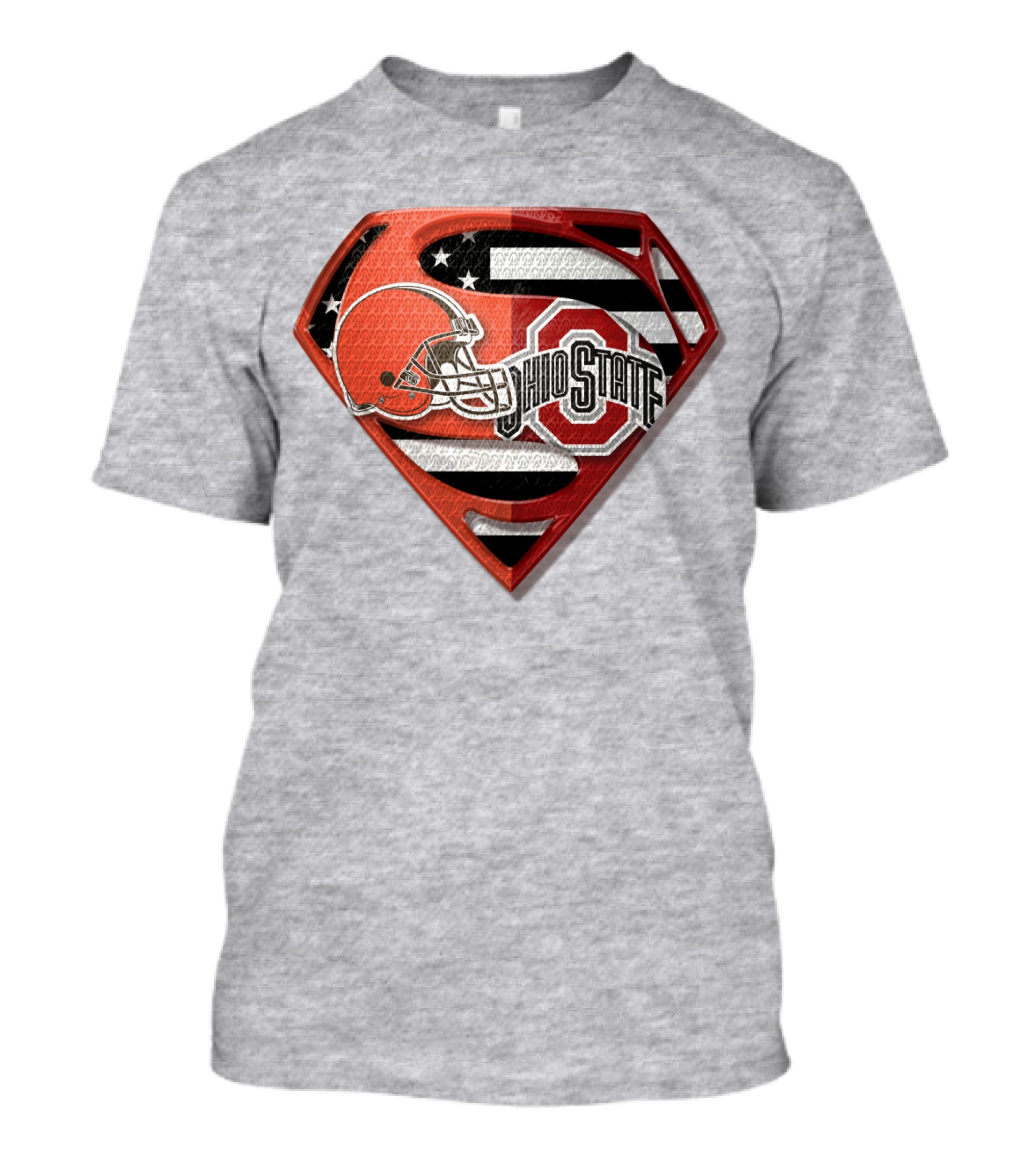 Ohio State Superman Browns Buckeye Pride T-Shirt