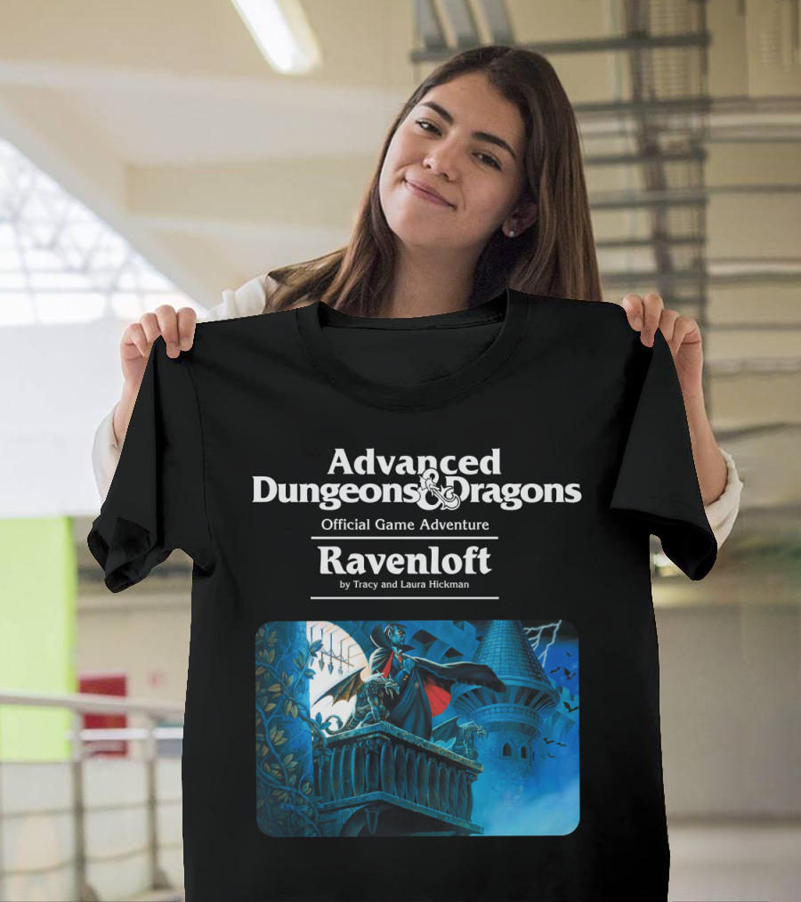 Advanced Dungeons and Dragons Official Game Adventure Ravenloft by Tracy and Laura Hickman T-Shirt