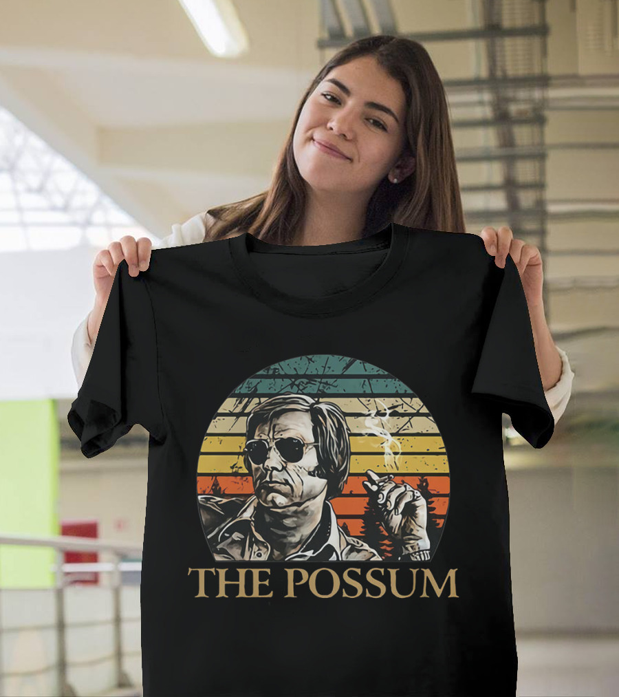 George Jones The Possum Vintage Retro Style Smoking T-Shirt