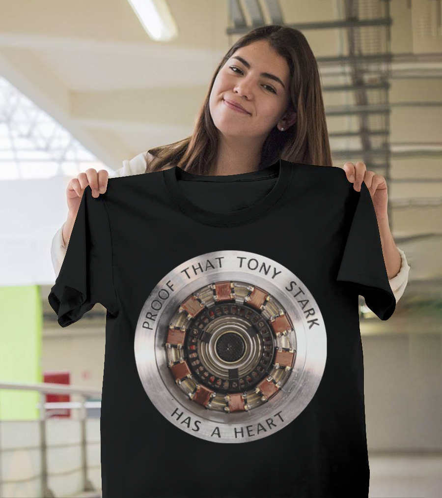 Proof That Tony Stark Has A Heart Arc Reactor T-Shirt