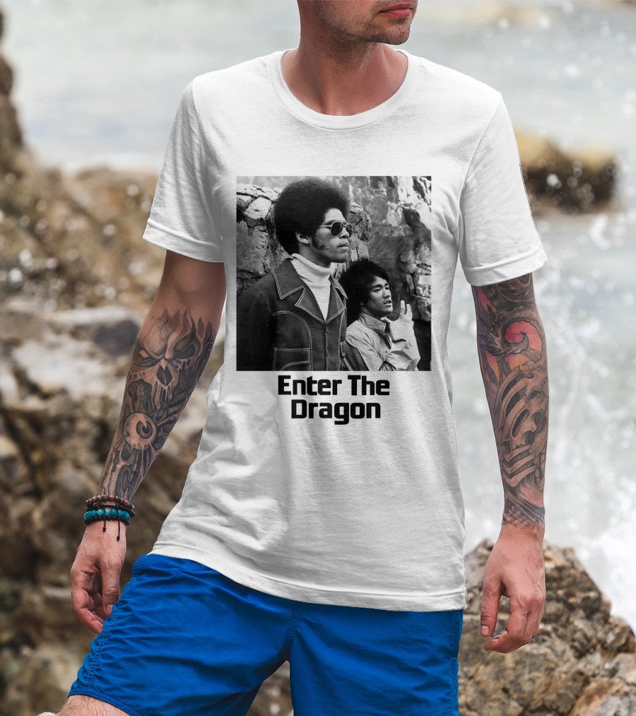 Enter The Dragon Bruce Lee Vintage Scene T-Shirt