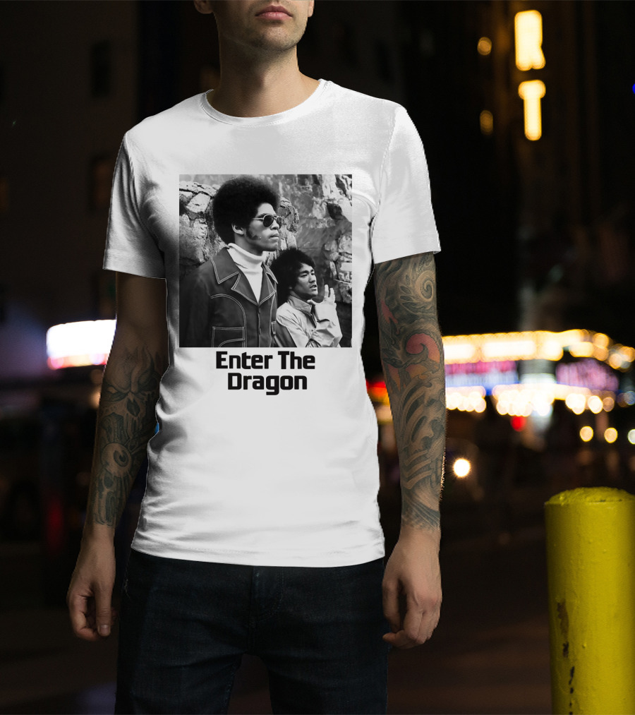 Enter The Dragon Bruce Lee Vintage Scene T-Shirt