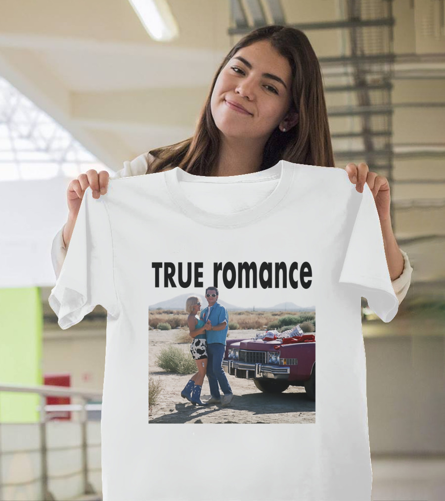 TRUE Romance Classic Movie Scene Desert Cadillac T-Shirt