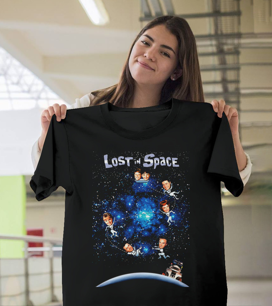 Lost In Space Family Floating Galaxy Adventure T-Shirt