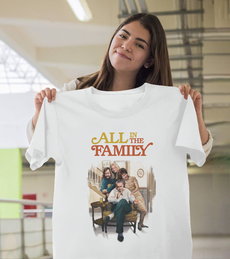 All in the Family Classic TV Sitcom Cast T-Shirt