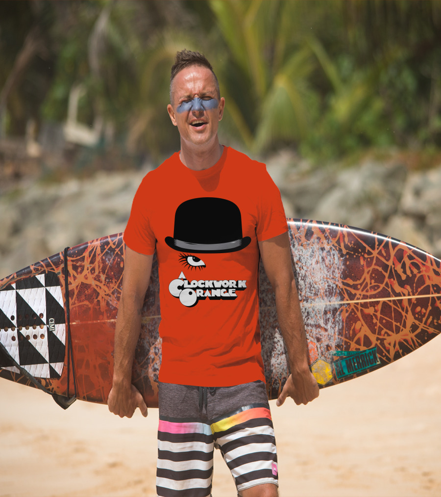 A Clockwork Orange Bowler Hat And Eyelash T-Shirt