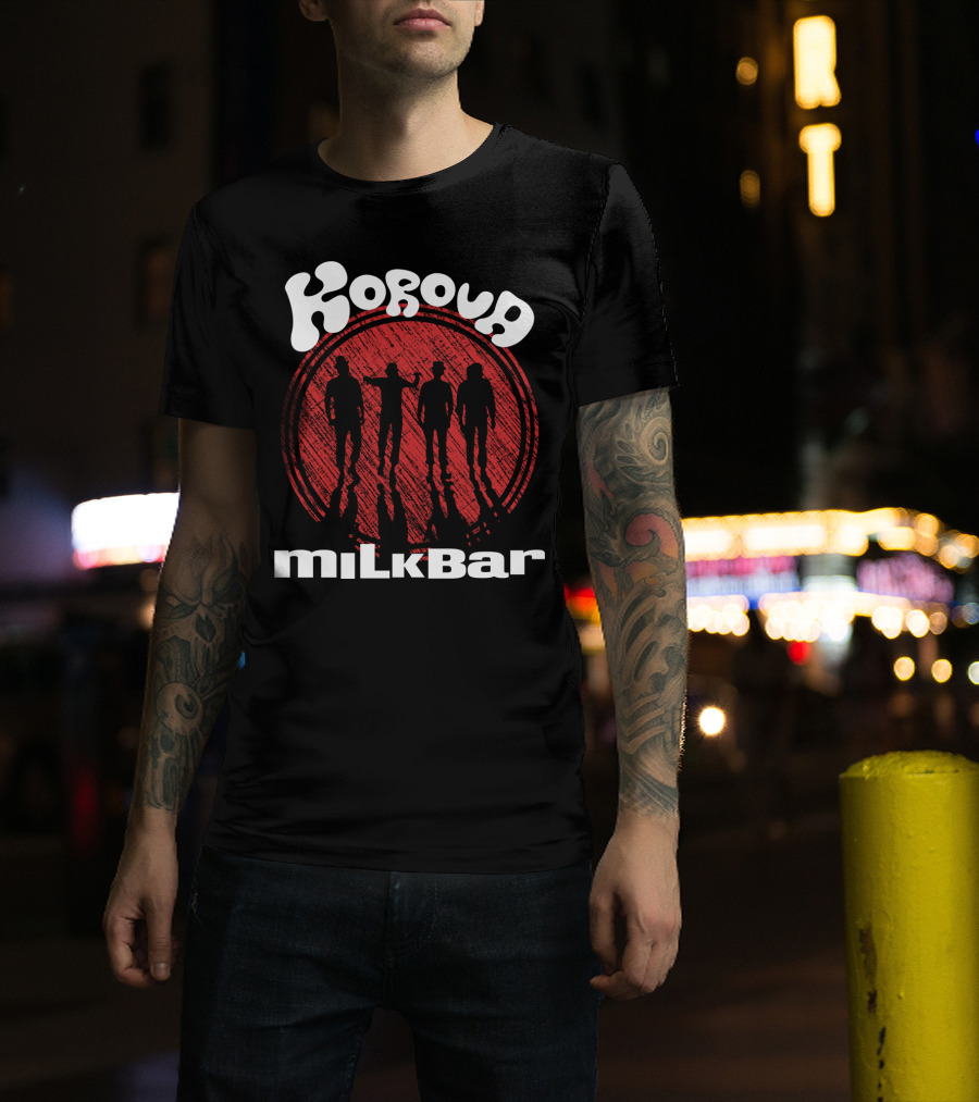 Korova Milkbar A Clockwork Orange Silhouette Circle T-Shirt