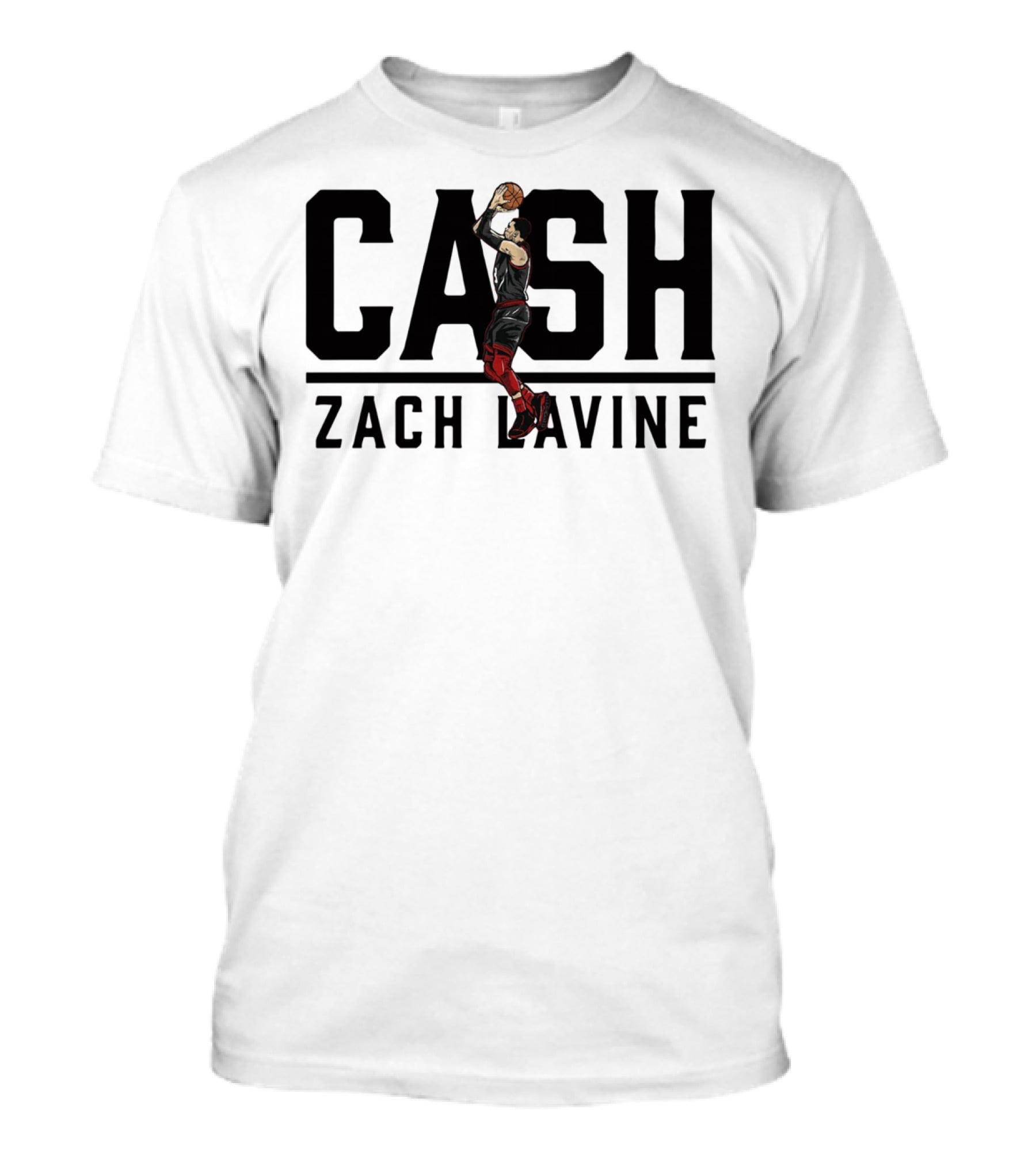 Cash Zach Lavine Chicago Basketball Jumper T-Shirt