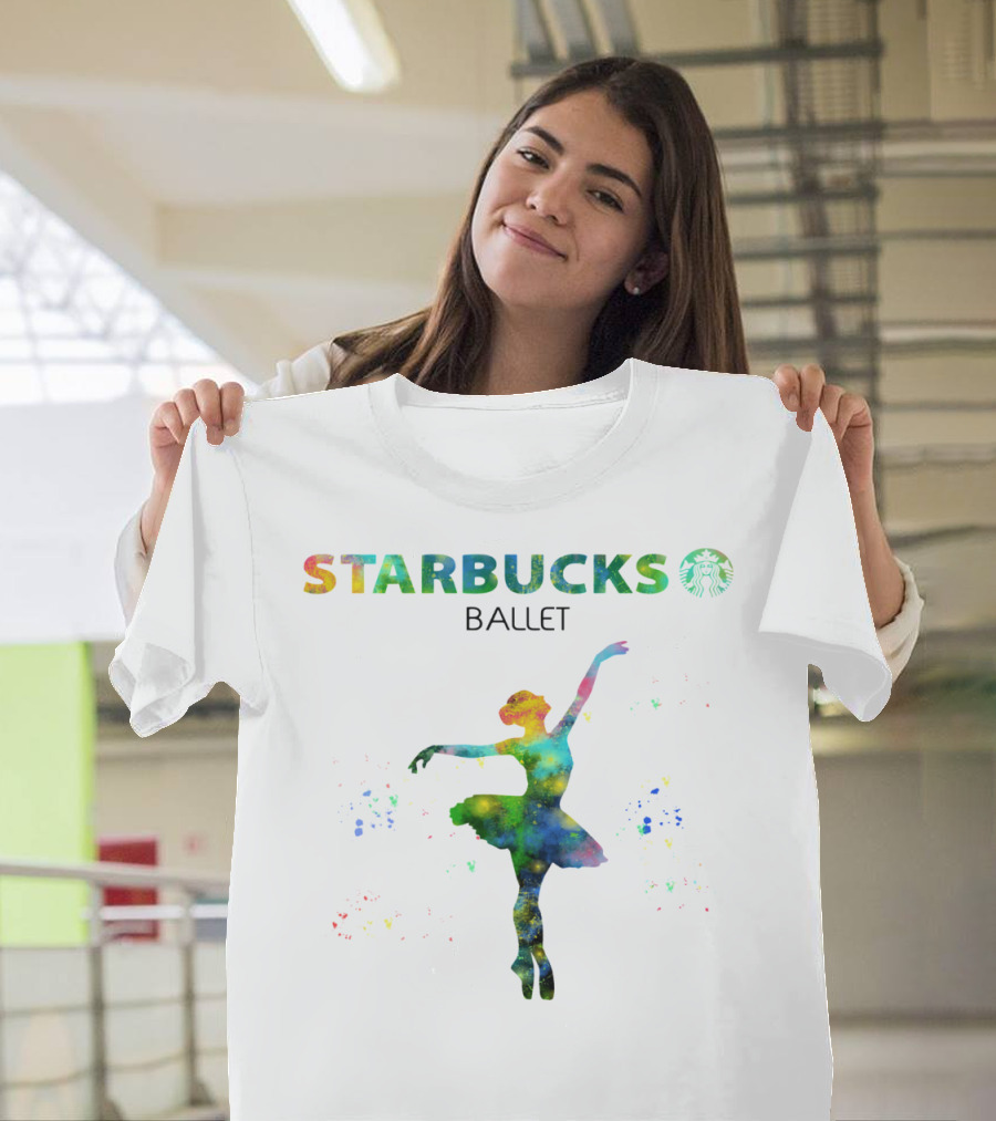 Starbucks Ballet Colorful Dance T-Shirt