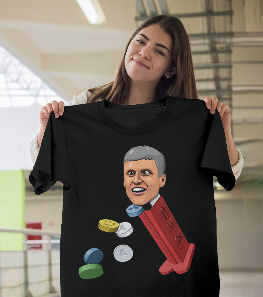 Jim’ll Paint It Dispenser With Flying Colorful Tablets T-Shirt