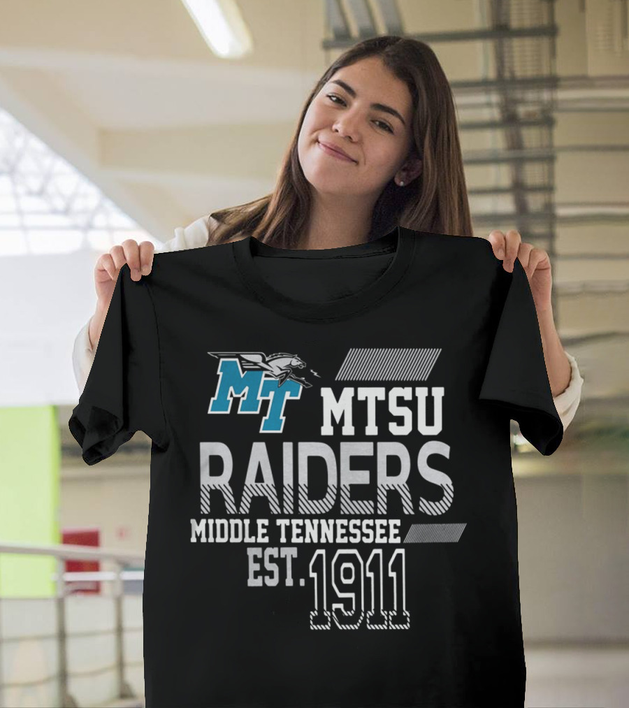MTSU Raiders Middle Tennessee MT EST1911 T-Shirt